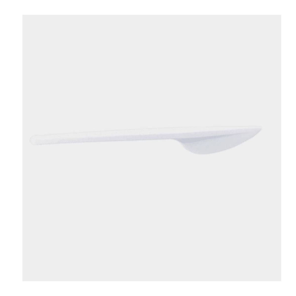 Ніж пластиковий одноразовий білий 100 шт (50 упаковок) 49305