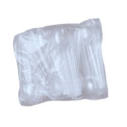 Ложка столова пластикова одноразова прозора 100 шт (40 упаковок) 51369