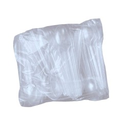 Ложка столова пластикова одноразова прозора 100 шт (30 упаковок) 51369