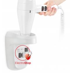 Фен настінний Silent Jet Protect 2000 Shaver професійний з розеткою для електробритви 586.10/044.06 Valera 2