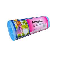 Мусорные пакеты Дионис синие 35 л 50 шт