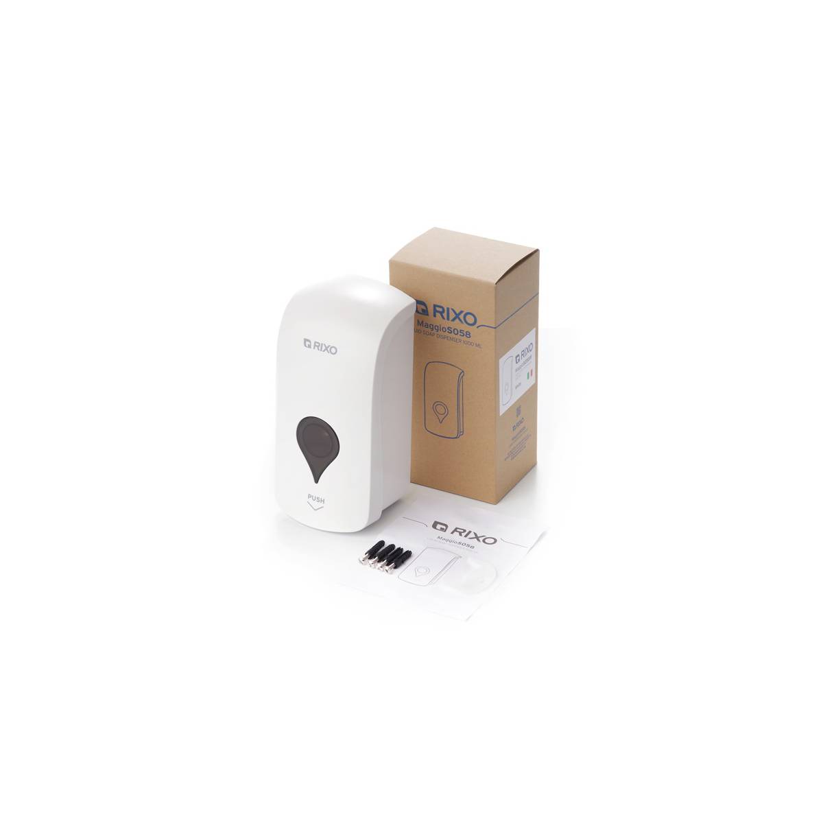 Дозатор рідкого мила Rixo Maggio S058W