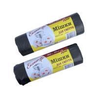 Пакети для сміття ЕкономСервіс Діоніс чорні 60л 20шт (50 упаковок)