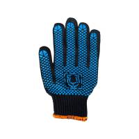 Перчатки Подкова 5711 ПВХ черные (7 нитей 200 пар/уп)