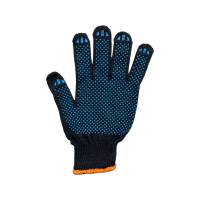 Рукавички 8311 ПВХ чорні (3 нитки 300 пар/уп)