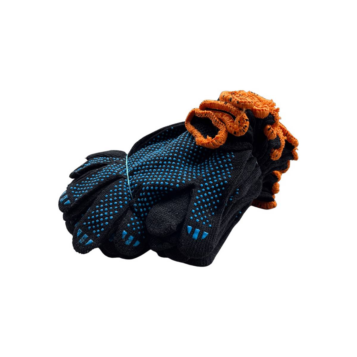 Перчатки 8311 ПВХ черные (3 нити 300 пар/уп)