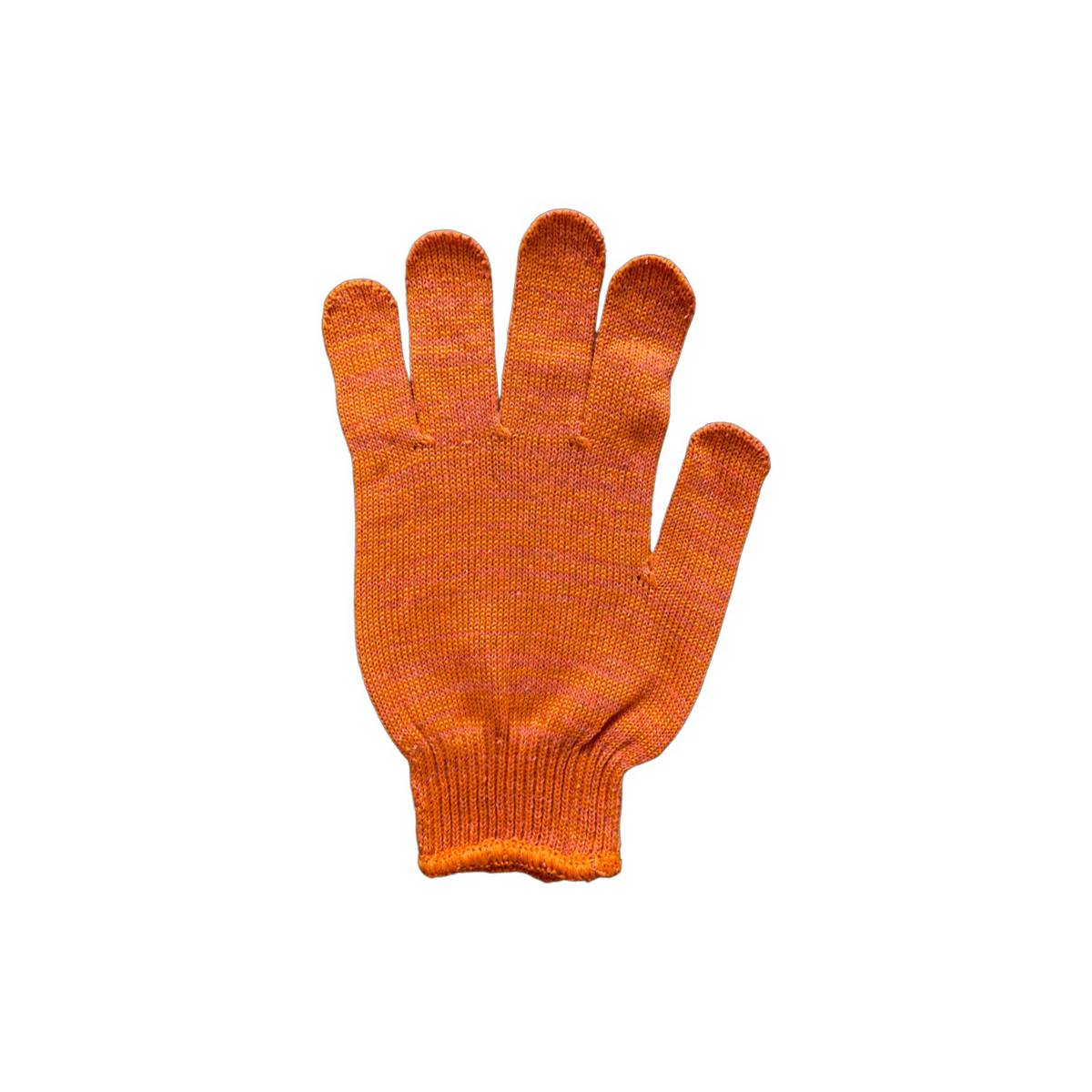 Перчатки 8412 ПВХ оранжевые 4 нитки (250 пар/уп)