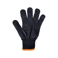 Рукавички 8601 без ПВХ 6 ниток чорні (200 пар/уп)