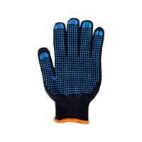 Рукавички 8611 ПВХ 6 ниток чорні (200 пар/уп)