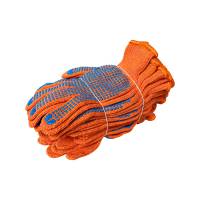 Перчатки 8612 ПВХ 6 оранжевых нитей (200 пар/уп)