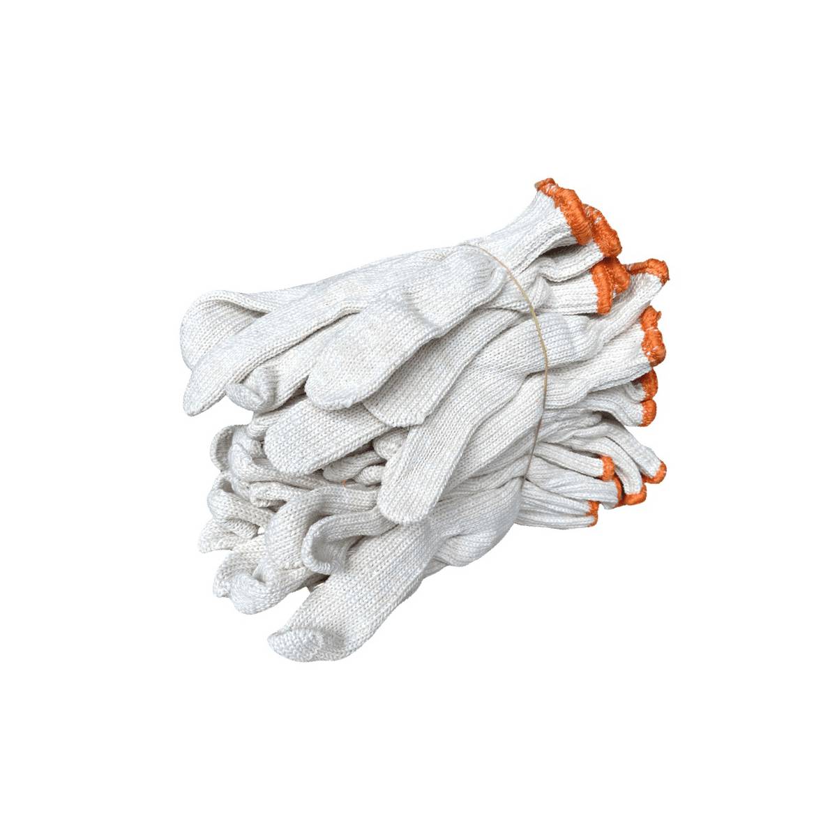 Рукавички 8700 без ПВХ 7 ниток білі (200 пар/уп)