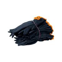 Перчатки 8701 без ПВХ 7 нитей черные (200 пар/уп)