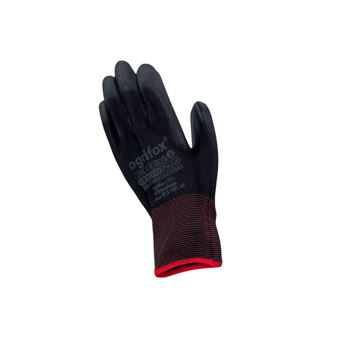 Перчатки 13 класс полиэстер покрыты нитрилом...