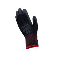 Рукавички 13 клас поліестер покриті нітрилом ЧОРНі TRIDENT р.10 (120 пар/уп)