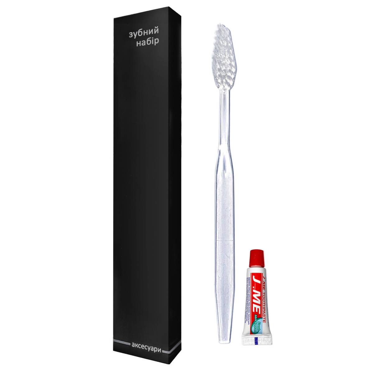 Зубний набір, щітка та паста 5 гр. в картонній...