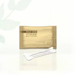 Набор косметических бамбуковых палочек High-End в бумажной упаковке Flow-Pack HEF-СP HSG