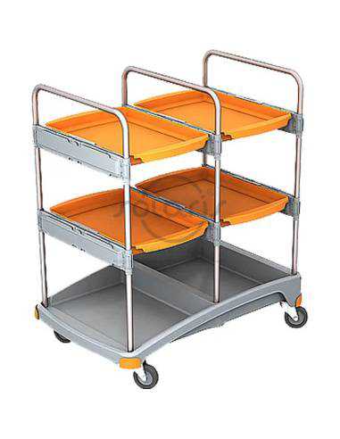 Візок готельний з висувними кюветами (TSZ-0016)