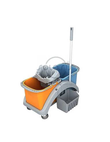 Тележка с отжимом для KLIK Kombi, 2 ведра 20 л,...