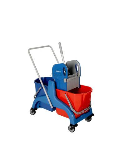 Візок із пласт. рамою: 2 відра 25 л., прес для...