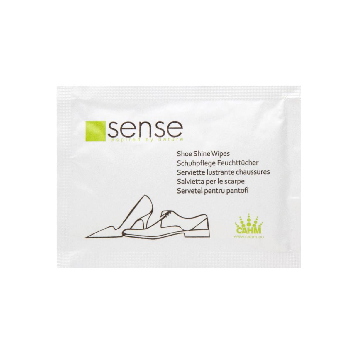 Влажная салфетка для обуви Sense одноразовая 30080 CAHM