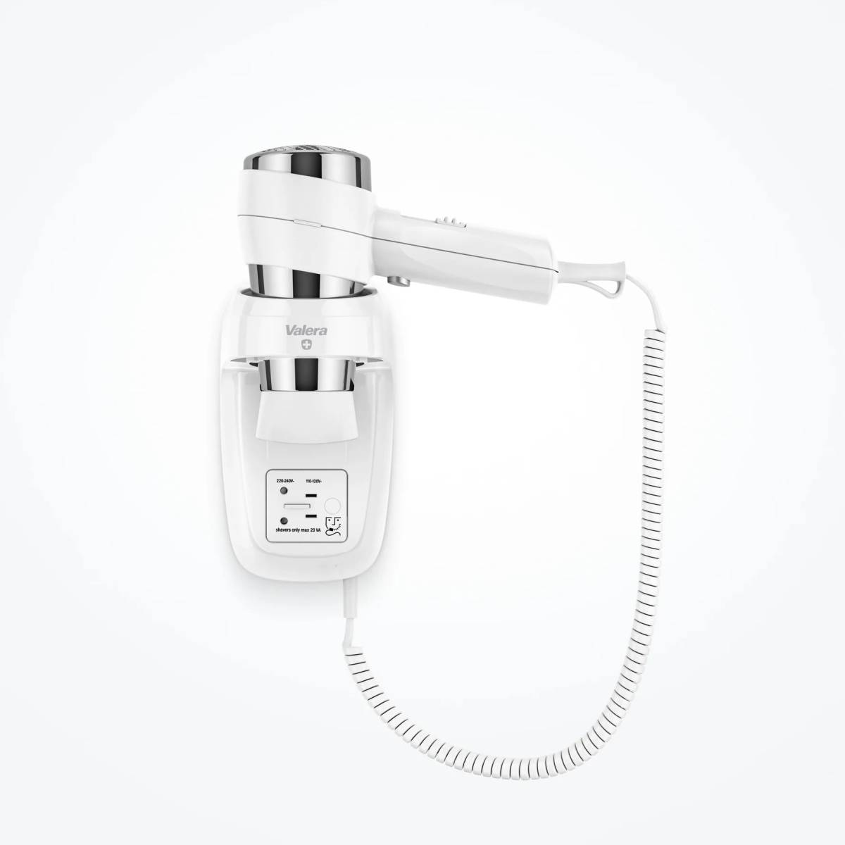 Фен настінний Valera Action Super Plus 1600 Shaver з розеткою 542.06/044.05 Valera