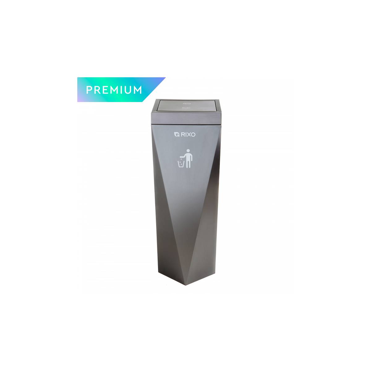 Корзина для мусора с поворотной крышкой Rixo...