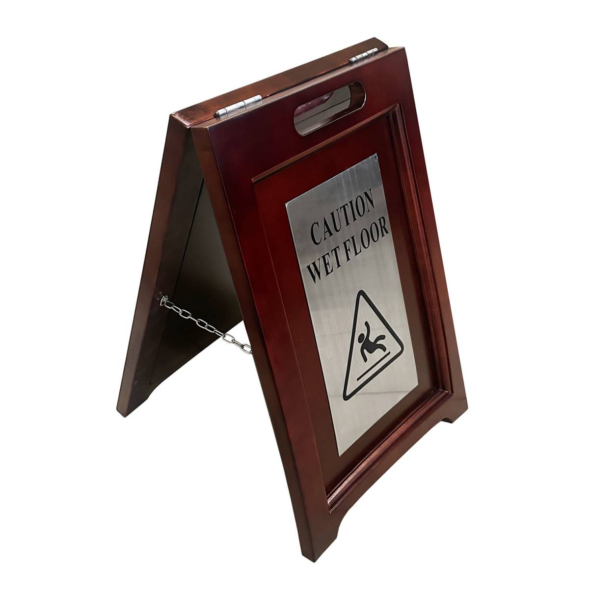 Табличка "Caution Wet Floor", каучуковое дерево HS-P21