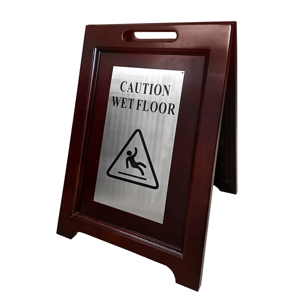 Табличка "Caution Wet Floor", каучуковое дерево HS-P21