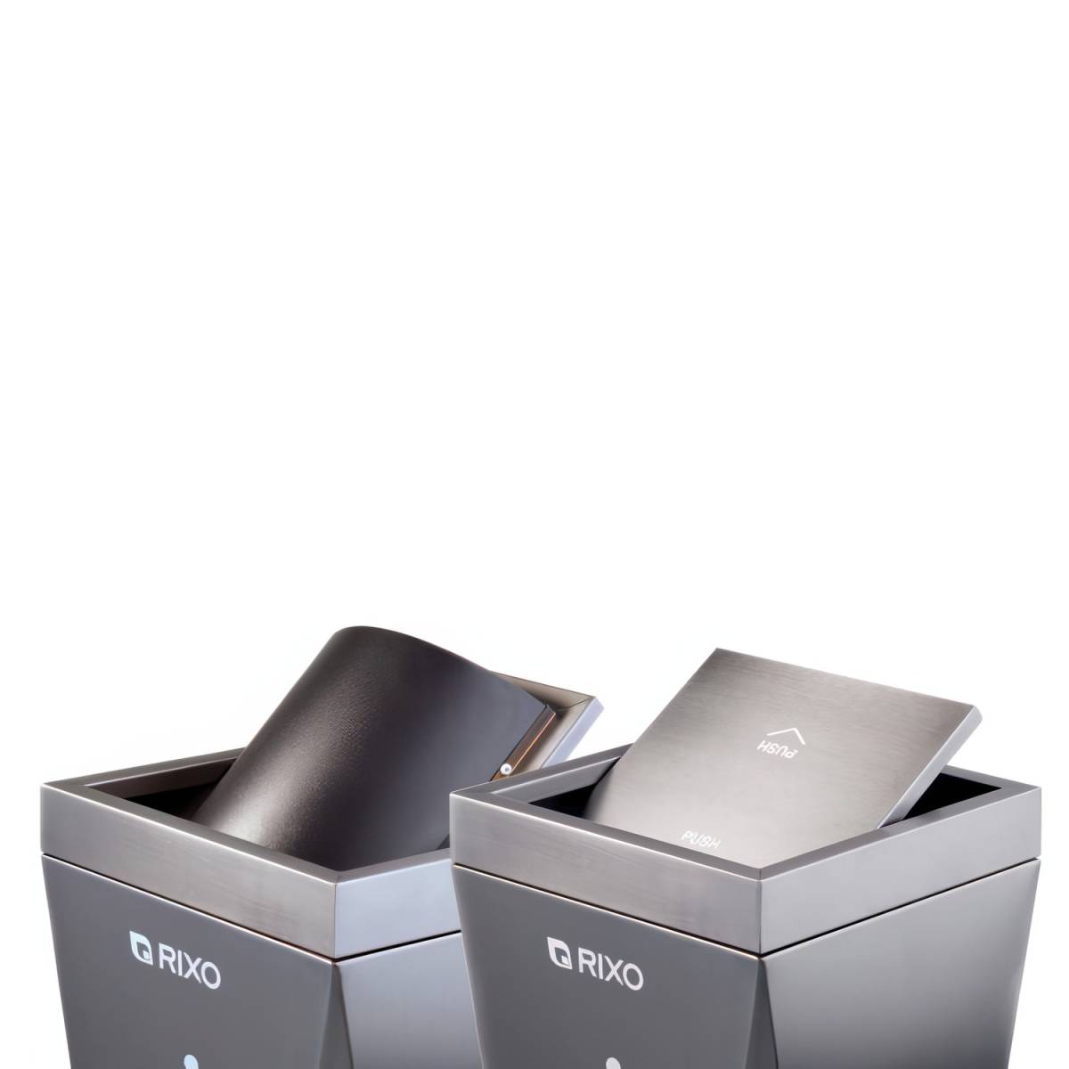 Корзина для мусора с поворотной крышкой Rixo Solido WB060G WB060G Rixo