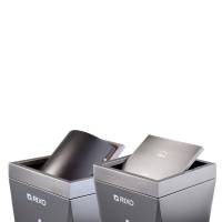 Кошик для сміття з поворотною кришкою Rixo Solido WB060G WB060G Rixo Кошик для сміття з поворотною кришкою Rixo Solido WB060G WB060G Rixo