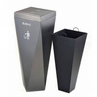 Кошик для сміття з поворотною кришкою Rixo Solido WB060G WB060G Rixo Кошик для сміття з поворотною кришкою Rixo Solido WB060G WB060G Rixo