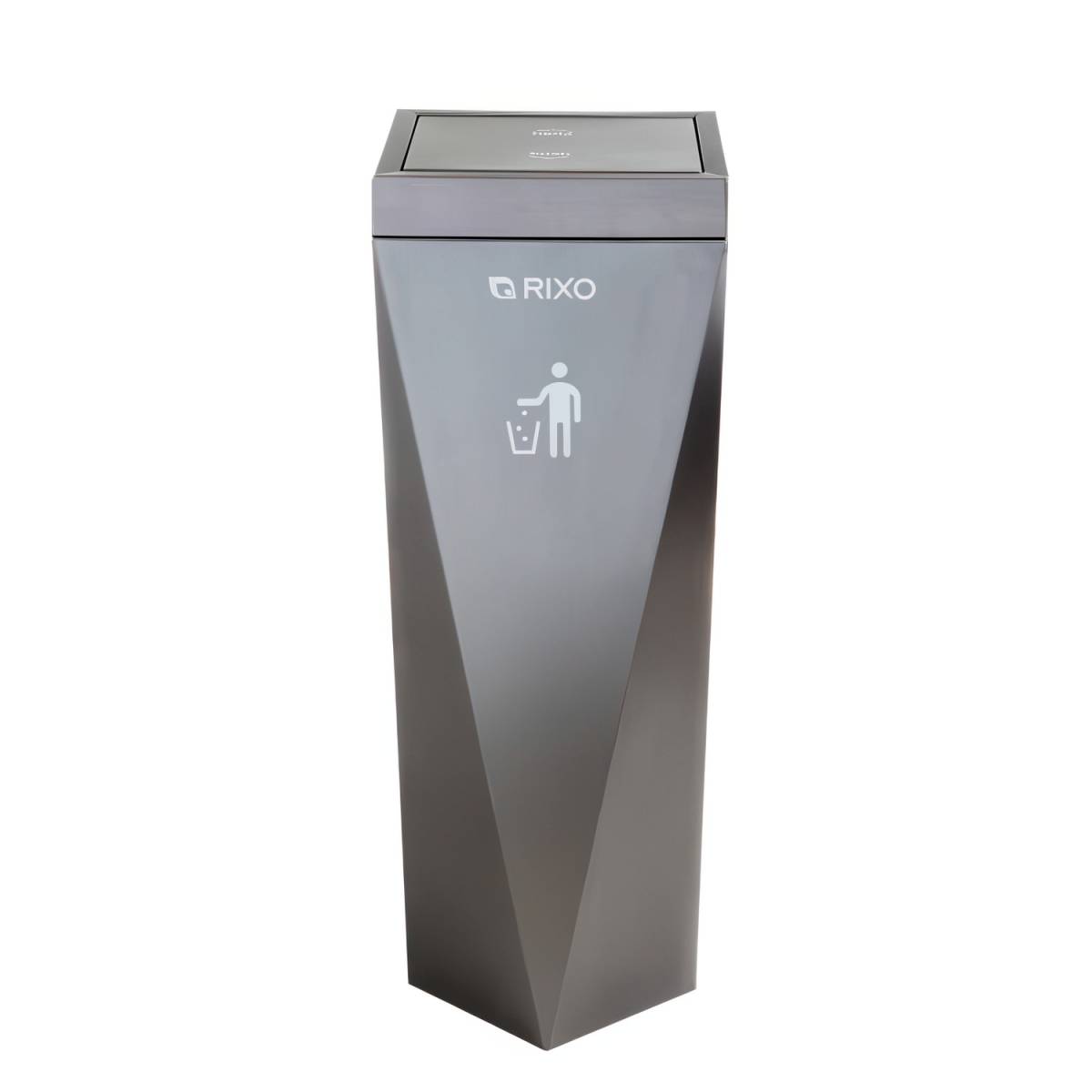 Кошик для сміття з поворотною кришкою Rixo Solido WB060G WB060G Rixo