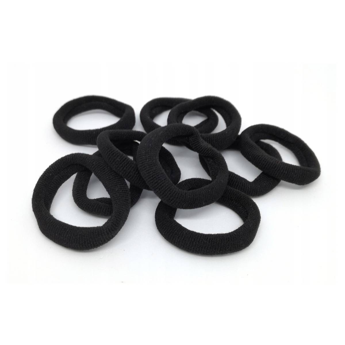 Резинка для волос черная, диаметром 4 см G big HSG