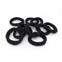 Резинка для волосся чорна, діаметром 4 см G big HSG