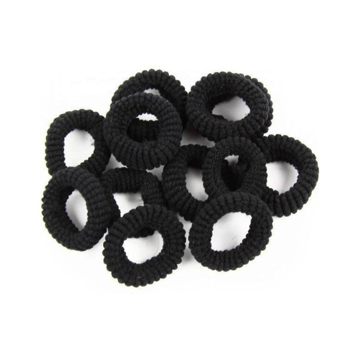 Резинка для волос черная, диаметром 2,5 см G small HSG