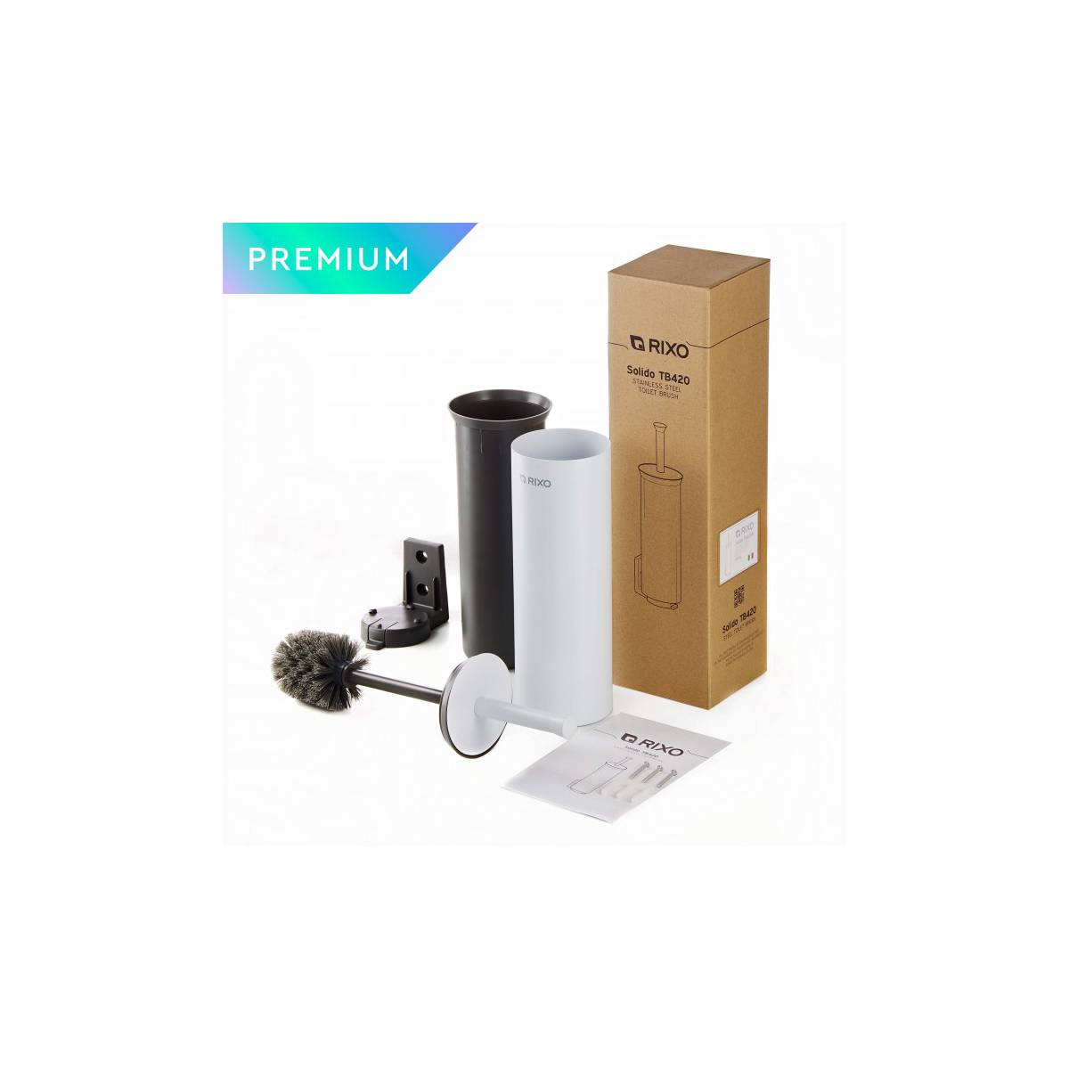 Щітка для унітазу Rixo Solido TB420W