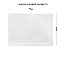 Килимок для ніг бавовна жакард 50х70 см, 700 гр/м2