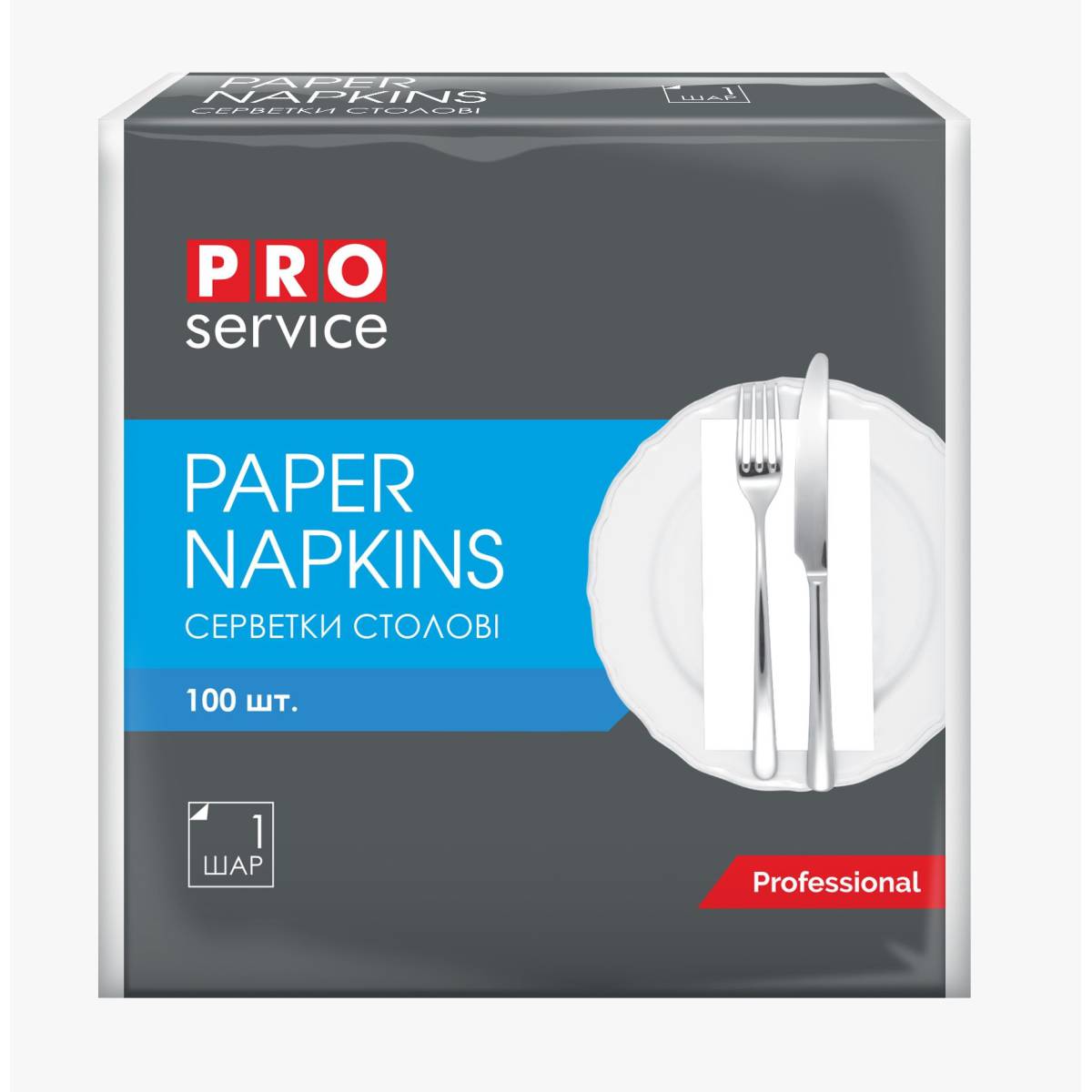 PROservice Premium Салфетки 33х33 двухслойные...