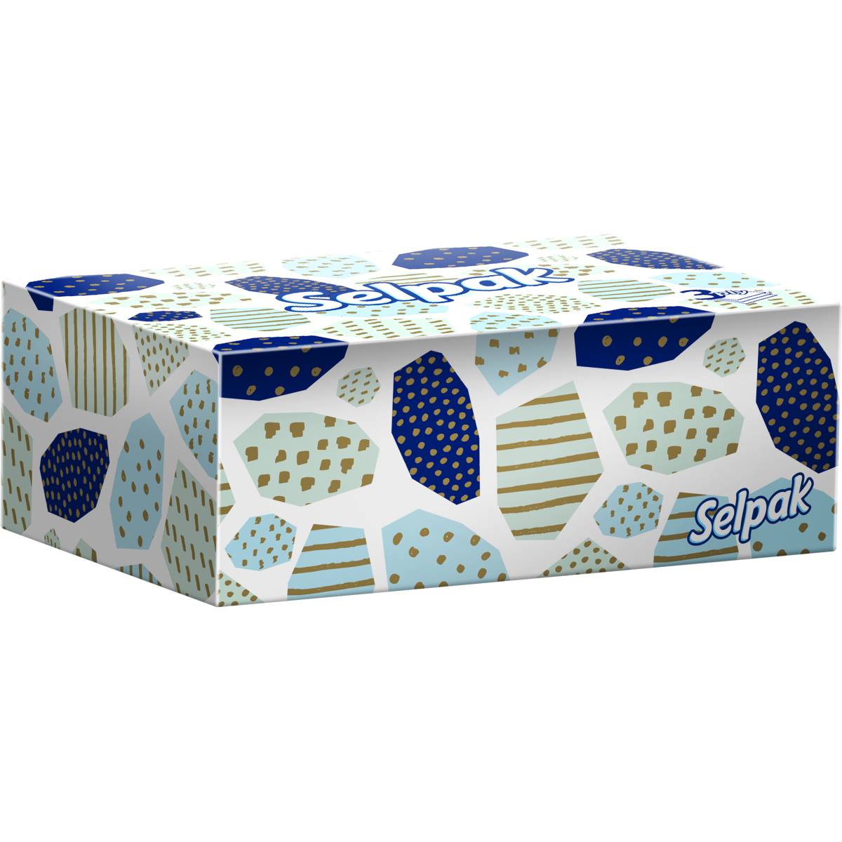 SELPAK Салфетка гигиеническая в коробке 3шар...