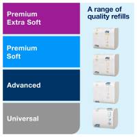 Диспенсер Tork для туалетной бумаги в листах, белый (Т3)