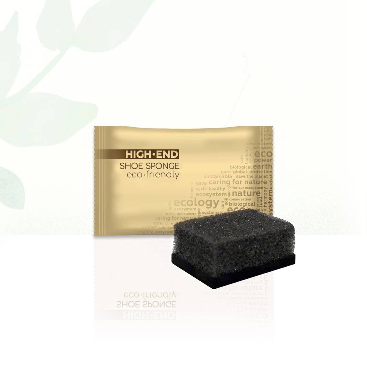 Губка для взуття  High-End у паперовій упаковці Flow-pack HEF-SS