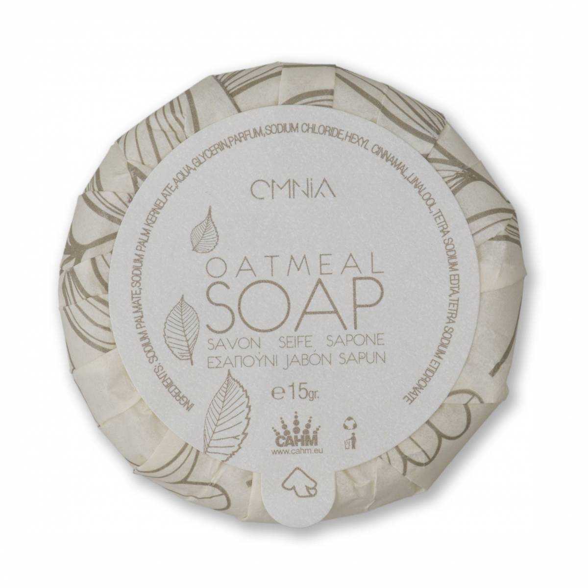 Мило Omnia з вівсяним скрабом 15 гр 14010 CAHM