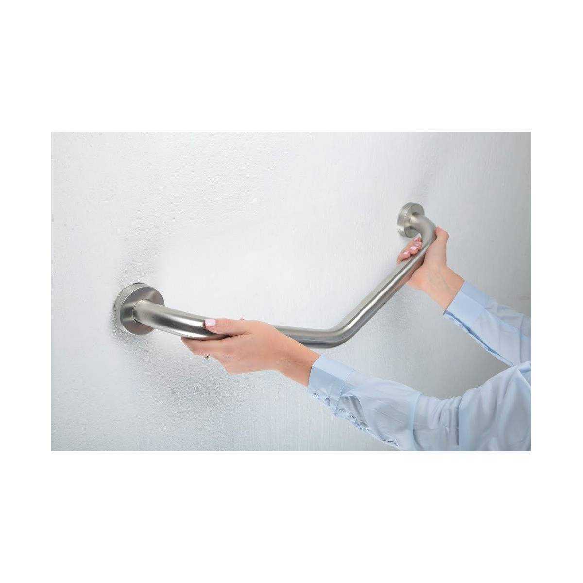 Поручень угловой Ø25, для людей с ограниченными возможностями, инвалидностью 130300 Noksi