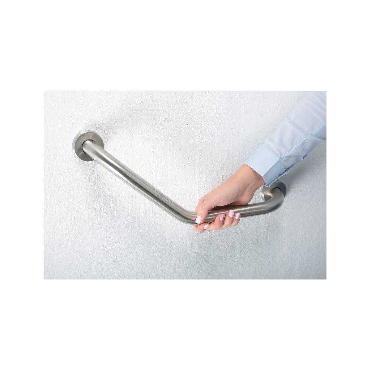 Поручень угловой Ø32, для людей с ограниченными возможностями, инвалидностю 129300 Noksi