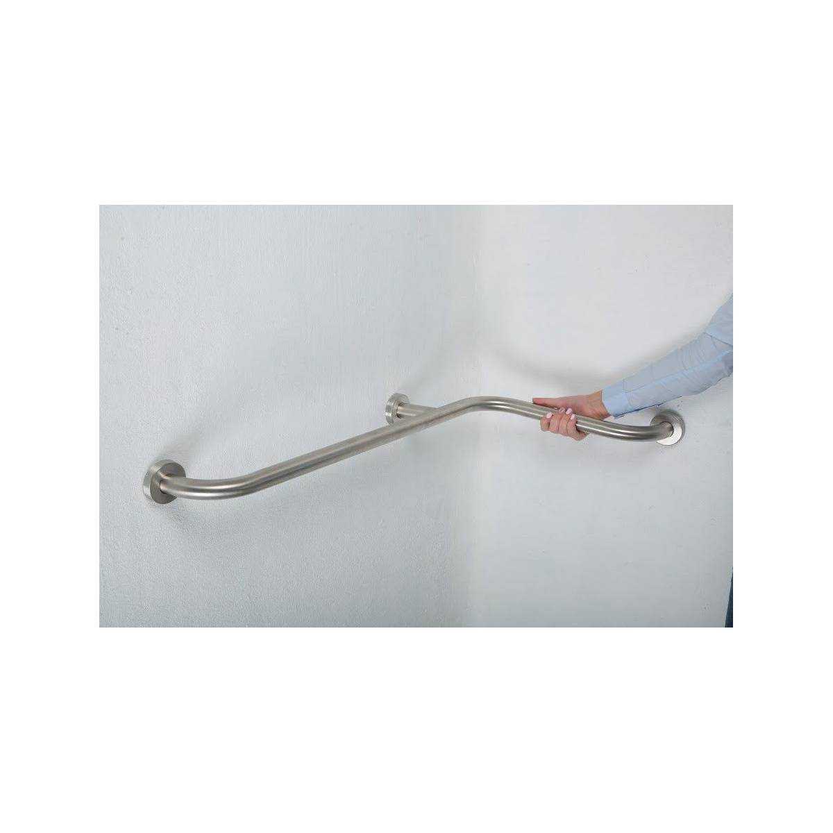 Поручень кутовий внутрішній Ø 32, для людей з обмеженими можливостями 138300 Noksi