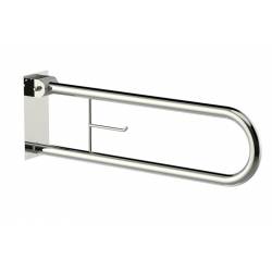 Поручень откидной Ø32 на стену с держателем бумаги, для людей с ограниченными возможностями, инвалидностью 141300 Noksi