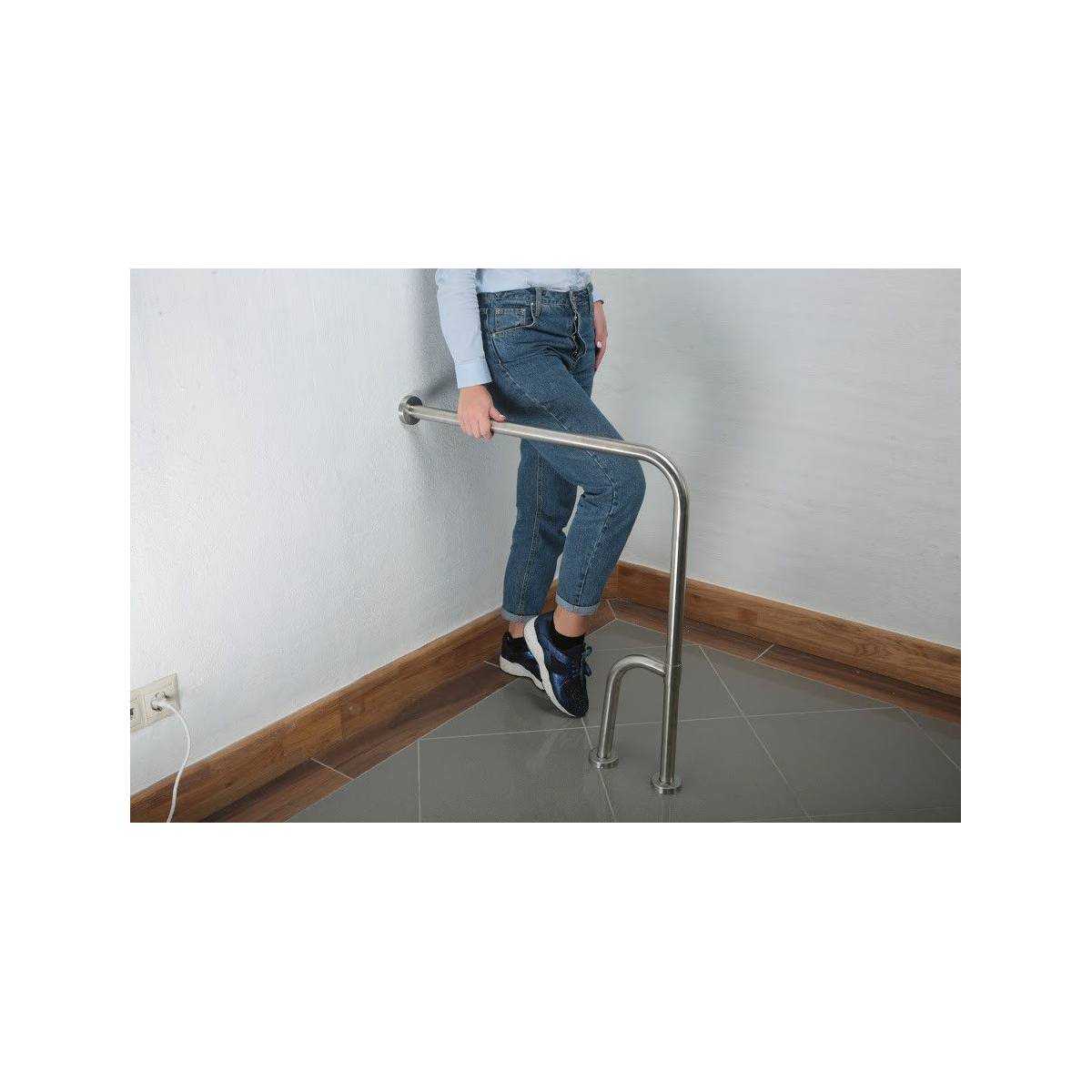 Поручень від підлоги до стіни Ø 32, для людей з обмеженими можливостями N144300 Noksi