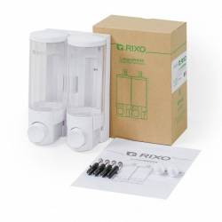 Дозатор жидкого мыла Rixo Lungo 2Х300 мл SW006W Rixo Дозатор жидкого мыла Rixo Lungo 2Х300 мл SW006W Rixo