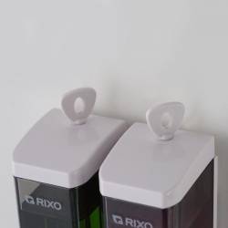 Дозатор жидкого мыла Rixo Lungo 2Х180 мл SW011W Rixo Дозатор жидкого мыла Rixo Lungo 2Х180 мл SW011W Rixo