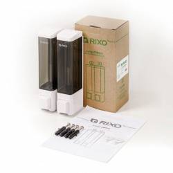 Дозатор жидкого мыла Rixo Lungo 2Х180 мл SW011W Rixo Дозатор жидкого мыла Rixo Lungo 2Х180 мл SW011W Rixo